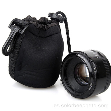 Bolsa de bolsa de lente de cámara DSLR suave impermeable de neopreno